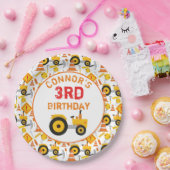 Bouwjaar Verjaardagsfeestje Leeftijd Witboek Bord (Feest)