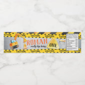 Bouwjaar Verjaardagspartij Waterfles Labels Etiket (Enkel label)