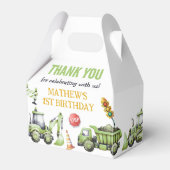 Bouwkinderen Birthday Party Bedankdoosjes (Voorkant Zijde)