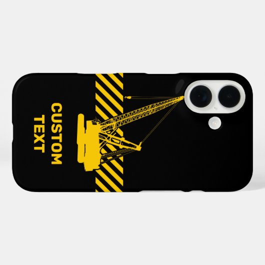 Bouwkraan Case-Mate iPhone Case (Achterkant (horizontaal))