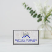 Bouwkraan | Eigenschappen Visitekaartje (Staand voorkant)