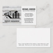 bouwkraan | Gebouwen Visitekaartje (Voorkant / Achterkant)