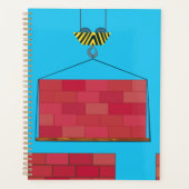 Bouwkraan Hefbakstenen muur Planner (Voorkant)