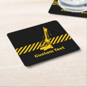 Bouwkraan Kartonnen Onderzetters (Schuin)