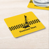 Bouwkraan Kartonnen Onderzetters (Schuin)