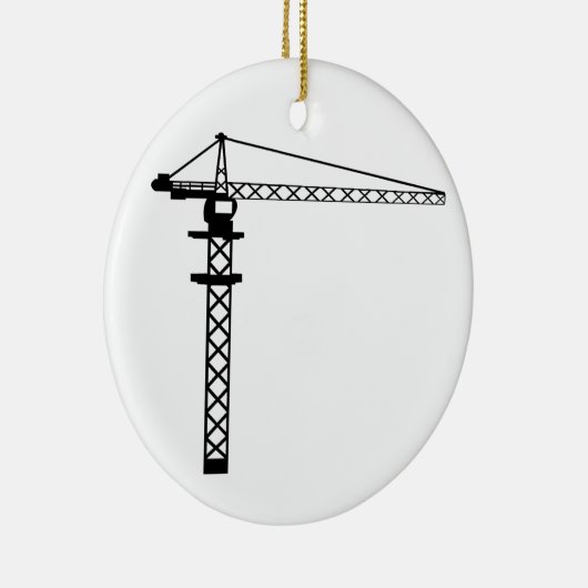 Bouwkraan Keramisch Ornament (Rechts)