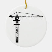 Bouwkraan Keramisch Ornament (Voorkant)