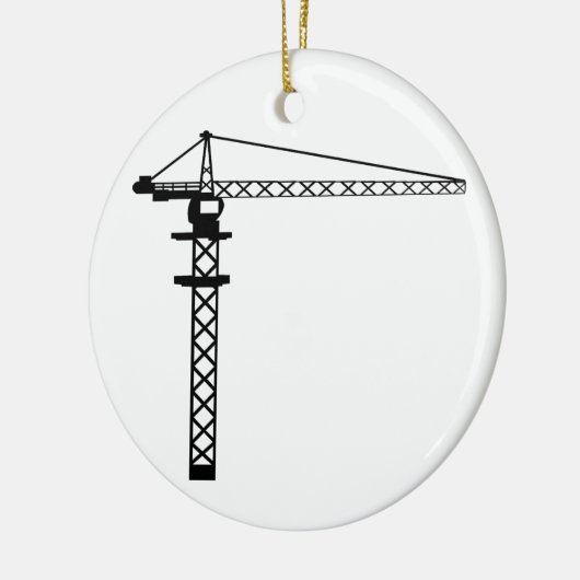 Bouwkraan Keramisch Ornament (Links)