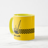 Bouwkraan Mok (Voorkant links)