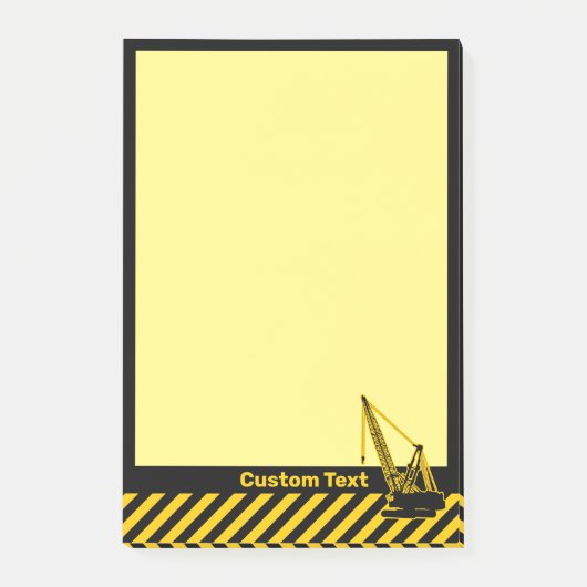 Bouwkraan Post-it® Notes (Voorkant)