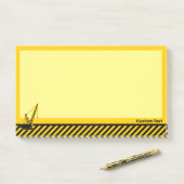 Bouwkraan Post-it® Notes (Op bureau)