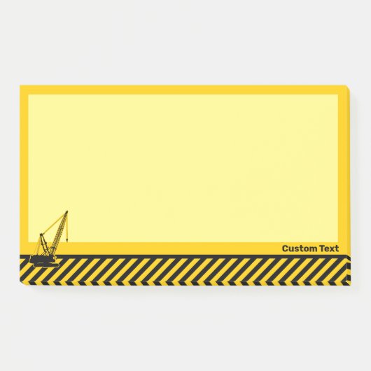 Bouwkraan Post-it® Notes (Voorkant)