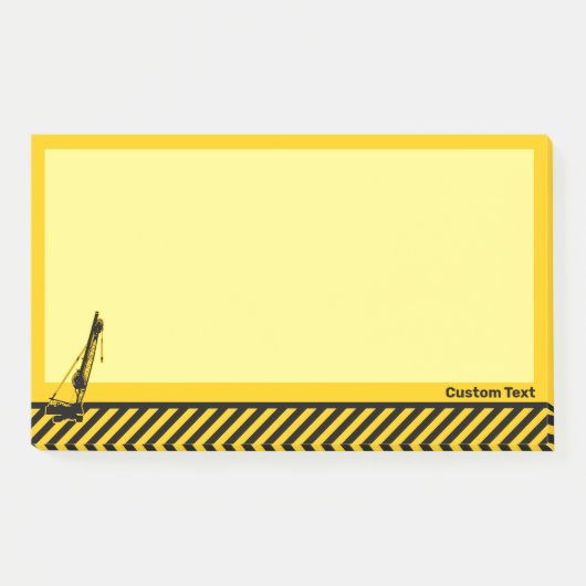 Bouwkraan Post-it® Notes (Voorkant)