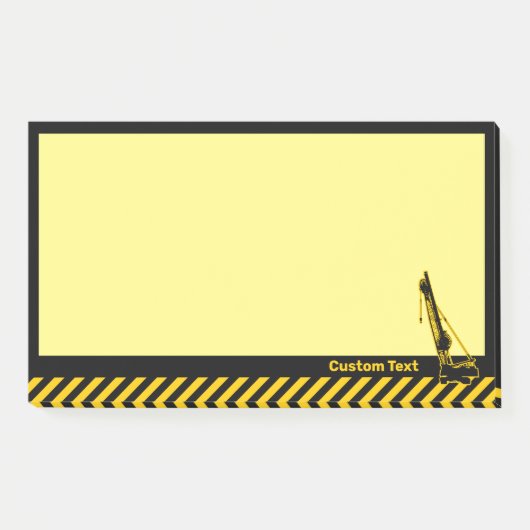 Bouwkraan Post-it® Notes (Voorkant)
