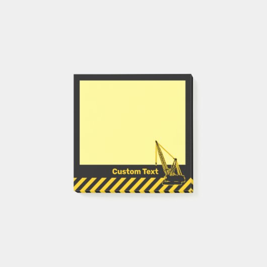 Bouwkraan Post-it® Notes (Voorkant)