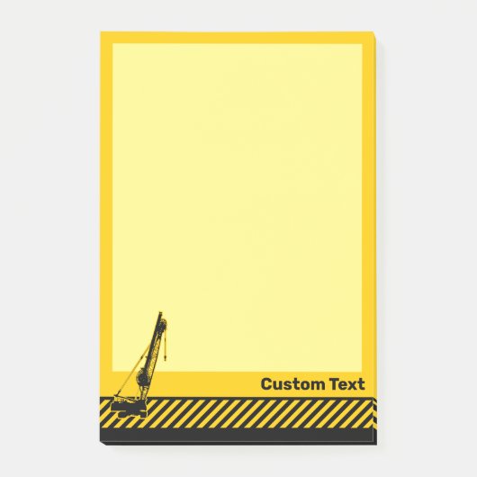 Bouwkraan Post-it® Notes (Voorkant)