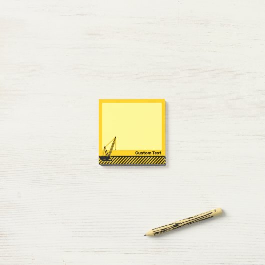 Bouwkraan Post-it® Notes (Op bureau)