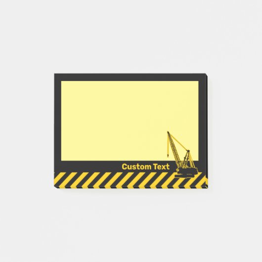 Bouwkraan Post-it® Notes (Voorkant)