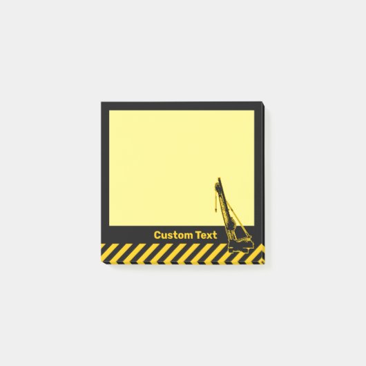 Bouwkraan Post-it® Notes (Voorkant)