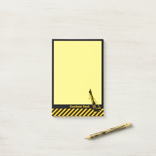 Bouwkraan Post-it® Notes (Op bureau)