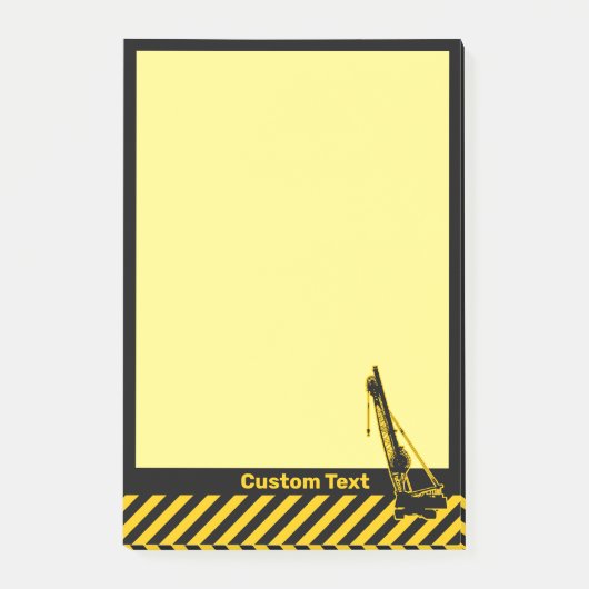 Bouwkraan Post-it® Notes (Voorkant)