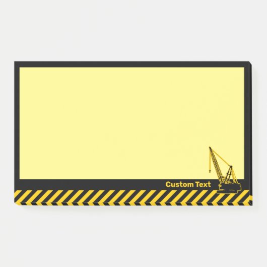 Bouwkraan Post-it® Notes (Voorkant)
