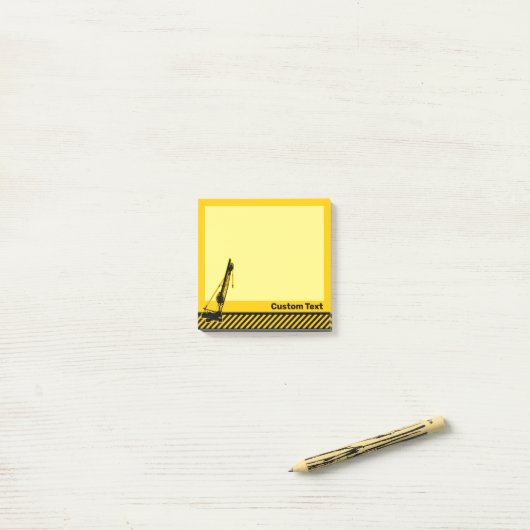 Bouwkraan Post-it® Notes (Op bureau)