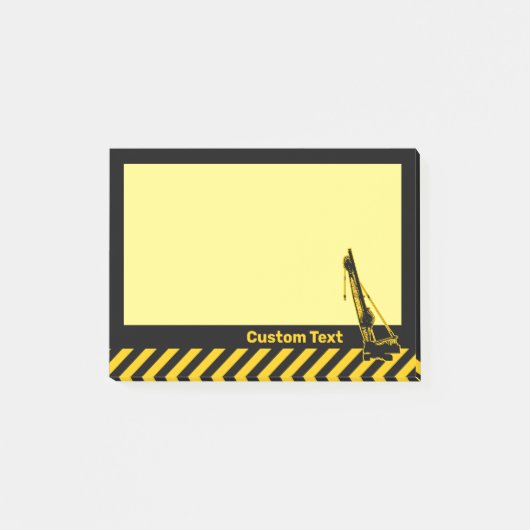 Bouwkraan Post-it® Notes (Voorkant)
