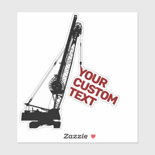 Bouwkraan Sticker (Vel)