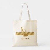 Bouwkraan Tote Bag (Achterkant)