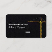 Bouwkraan Visitekaartje (Voorkant)