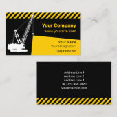 Bouwkraan Visitekaartje (Voorkant / Achterkant)