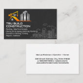 bouwkraanterrein | residentiële commercial visitekaartje (Voorkant / Achterkant)