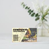 Bouwkunde en engineering geïnspireerd visitekaartje (Staand voorkant)