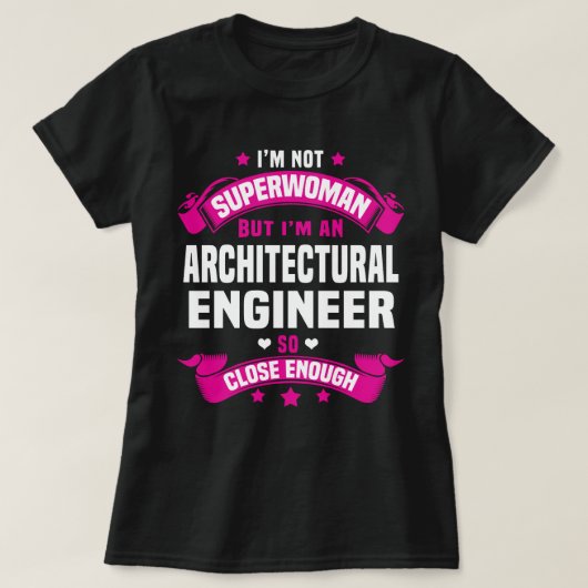 bouwkundig ingenieur t-shirt (Design voorkant)