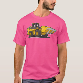 Bouwlader Tractor Voor Volwassenen En T-shirt