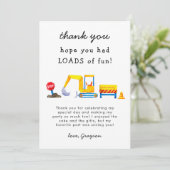 Bouwladingen vun Birthday Bedankkaart (Staand voorkant)