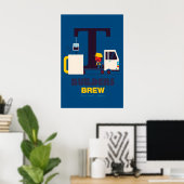 Bouwlieden Brew Thee Poster van Spencer Wilson (Thuiskantoor)