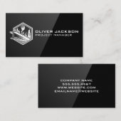 Bouwlier en staalstraal visitekaartje (Voorkant / Achterkant)