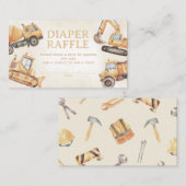 Bouwluier Raffle Informatiekaartje (Voorkant / Achterkant)