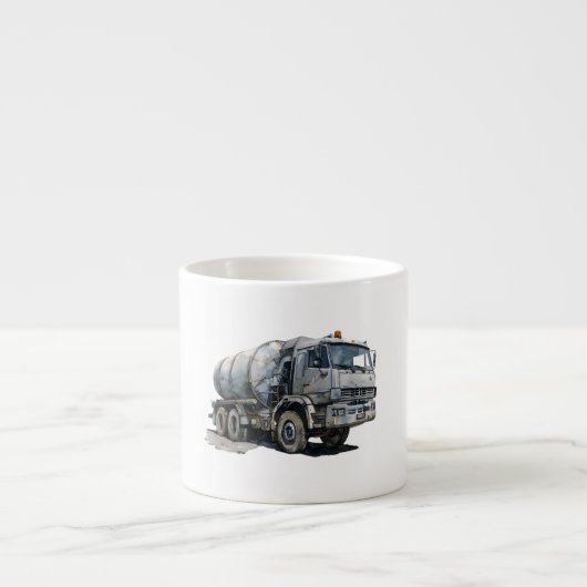 Bouwmachine Espresso Kop (Voorkant)