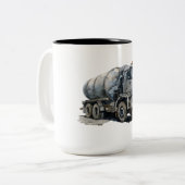 Bouwmachine Tweekleurige Koffiemok (Voorkant links)