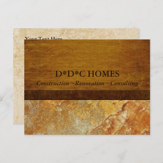 Bouwmachines Adverteren Briefkaart (Voorkant / Achterkant)