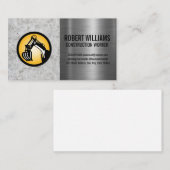 Bouwmachines | Beton Staal Metaal Afsprakenkaartje (Voorkant / Achterkant)