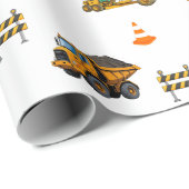 Bouwmachines Cadeaupapier (Rol Hoek)