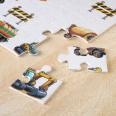 Bouwmachines legpuzzel (Zijkant)