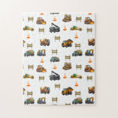 Bouwmachines legpuzzel (Verticaal)