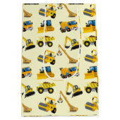 Bouwmachines Medium Cadeauzakje (Achterkant)