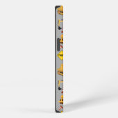 Bouwmachines patroon iPhone hoesje (Rechterkant)