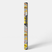 Bouwmachines patroon iPhone hoesje (Linkerkant)